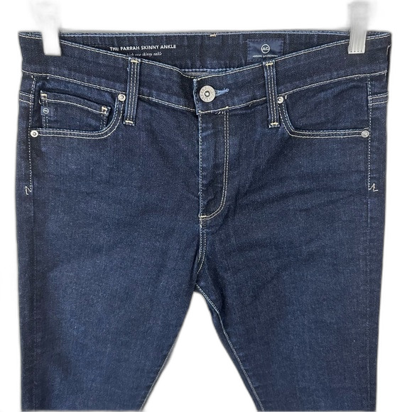 Ag Adriano Goldschmied The Farrah Skinny Ankle Jean Size 28R - Picture 5 of 15